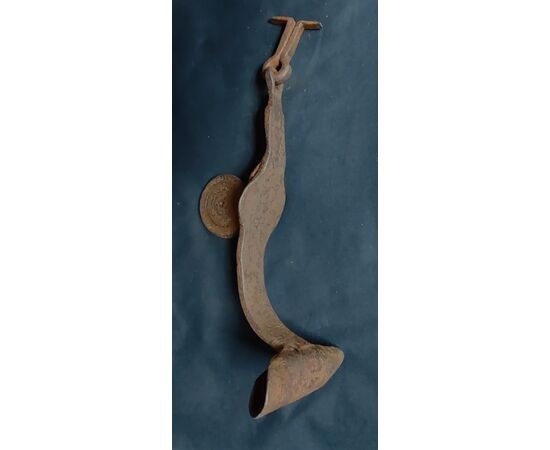 Large 16th-century iron knocker