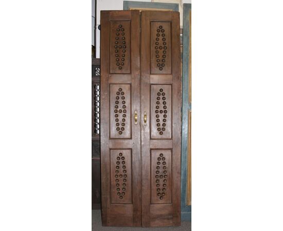 Deco walnut door