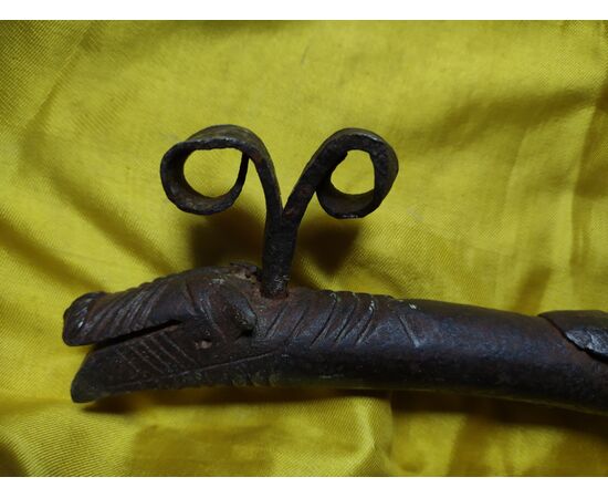 Saltarello zoomorfo di carro agricolo emiliano XVIII secolo