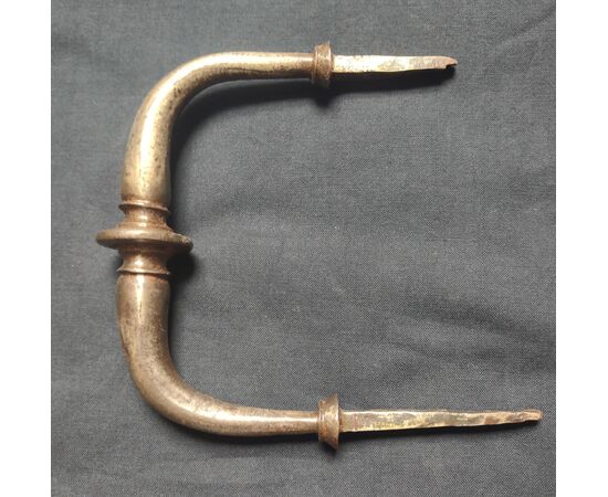 17th century wrought iron door handle