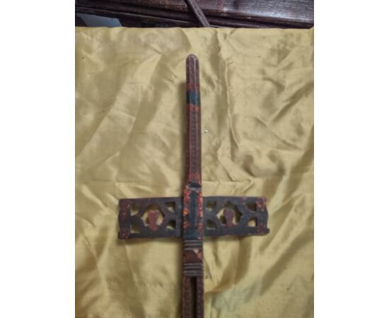 Splendida conocchia calabrese policroma