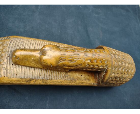 Splendido pendente zoomorfo di giogo Valle d'Aosta XVIII secolo