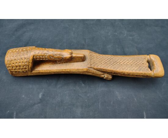 Splendido pendente zoomorfo di giogo Valle d'Aosta XVIII secolo