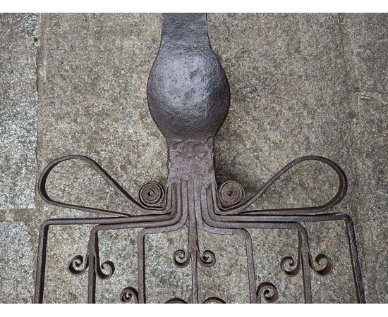 Griglia per la cottura della carne in ferro forgiato XVIII secolo