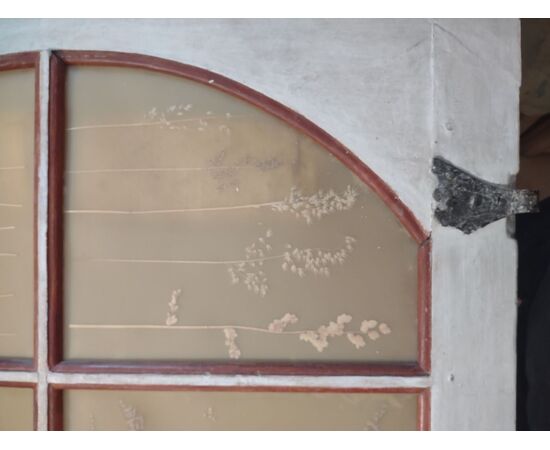 Piedmontese door in Provençal style painted with tempera