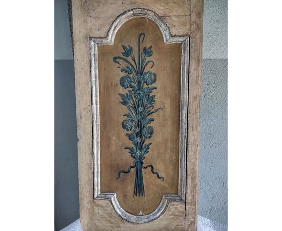 18th-century single-leaf painted door