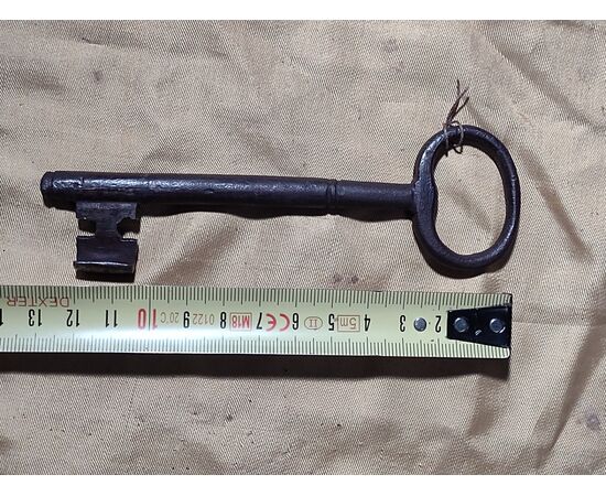 Working door lock with key, late 17th century