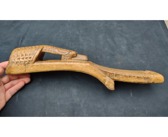 Splendido pendente zoomorfo di giogo Valle d'Aosta XVIII secolo