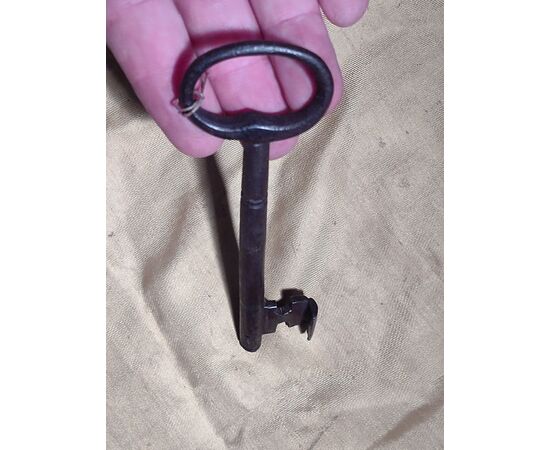 Working door lock with key, late 17th century