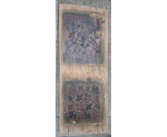 Fragment of Cremonese ceiling, 15th century