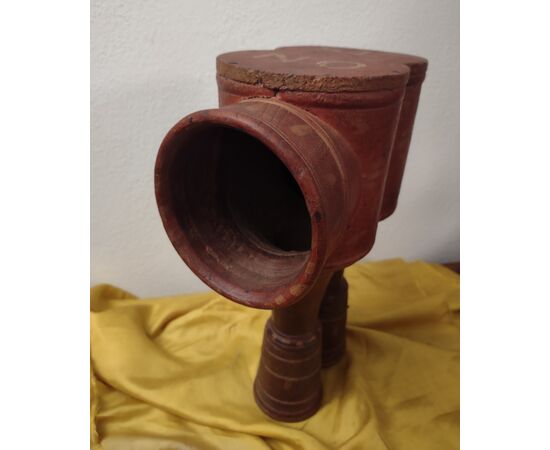 Painted wooden ballot box from the Marche region, 18th century