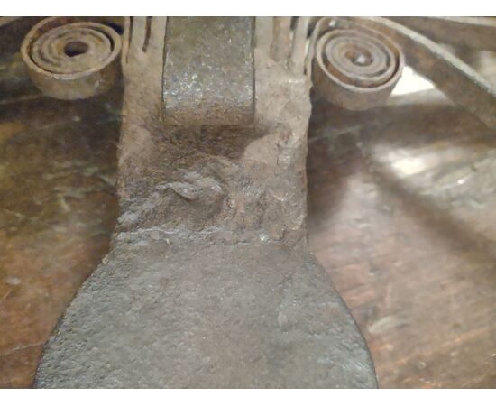 Griglia per la cottura della carne in ferro forgiato XVIII secolo