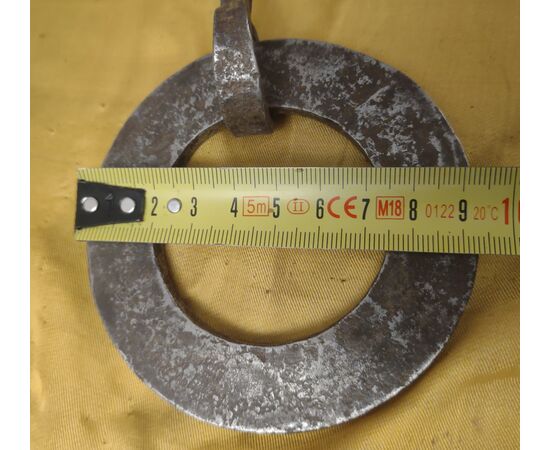 17th century wrought iron door handle