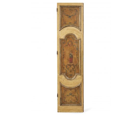 18th-century single-leaf painted door
