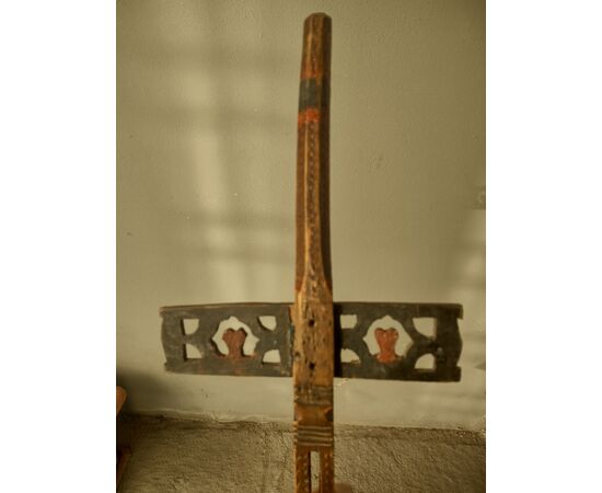 Splendida conocchia calabrese policroma