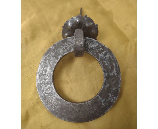 17th century wrought iron door handle