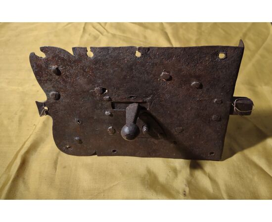 Working door lock with key, late 17th century