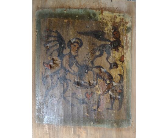 Fragment of Cremonese ceiling, 15th century