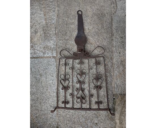 Griglia per la cottura della carne in ferro forgiato XVIII secolo