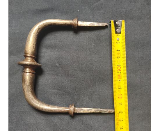 17th century wrought iron door handle