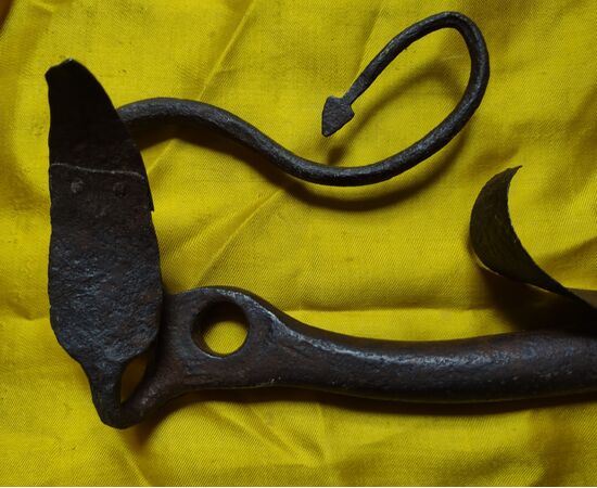 Saltarello zoomorfo di carro agricolo emiliano XVIII secolo