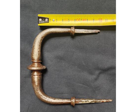 17th century wrought iron door handle