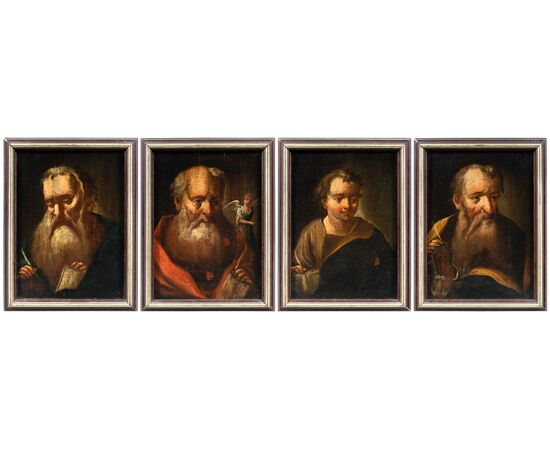 Italian painter (18th century) - Four Evangelists.
