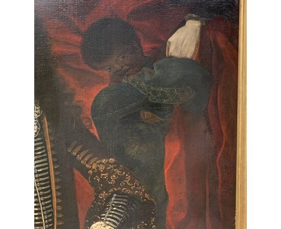 Giovanni Bernardo Carbone (Genoa 1614 – Genoa 1683) - Portrait of a gentleman.