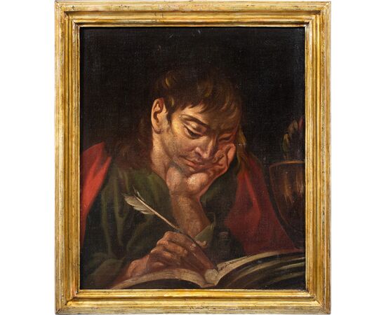 Giambattista Piazzetta (Venezia 1683 - Venezia 1754) cerchia di - Sei apostoli a mezzobusto.