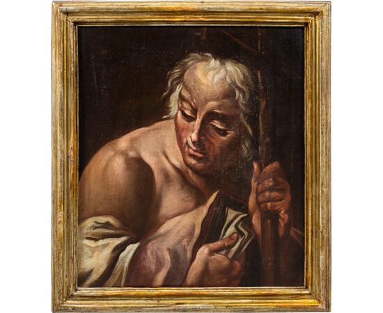 Giambattista Piazzetta (Venezia 1683 - Venezia 1754) cerchia di - Sei apostoli a mezzobusto.