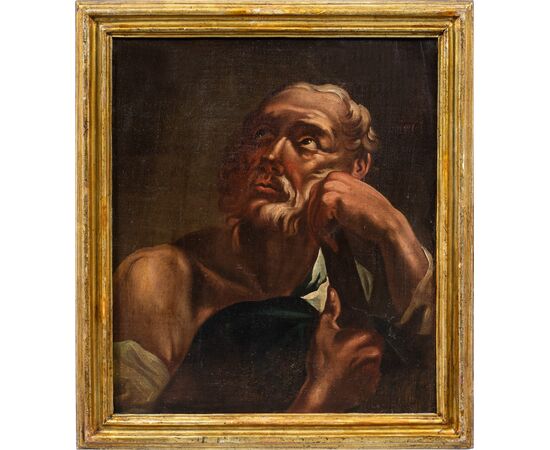 Giambattista Piazzetta (Venezia 1683 - Venezia 1754) cerchia di - Sei apostoli a mezzobusto.