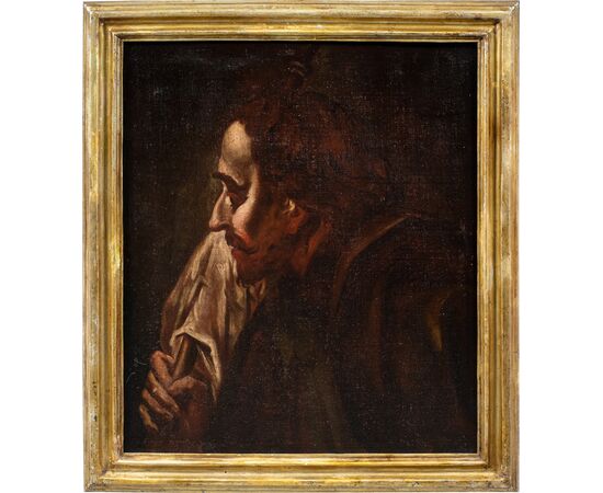 Giambattista Piazzetta (Venezia 1683 - Venezia 1754) cerchia di - Sei apostoli a mezzobusto.