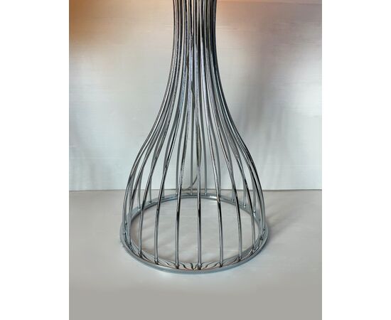 Coppia lampade da tavolo giallo-arancio, 1990