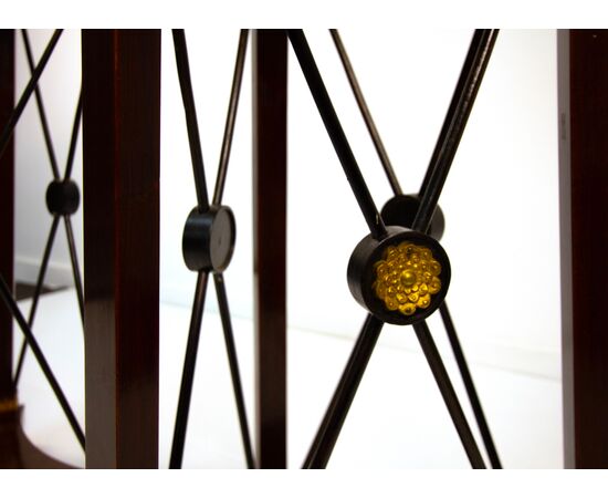 Pair of mahogany gueridons, Empire style, early 20th century