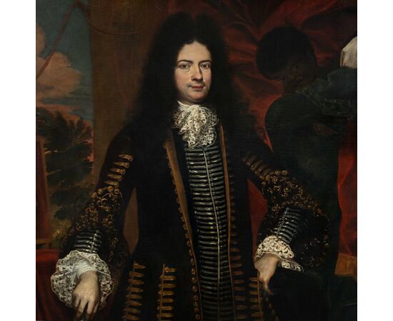 Giovanni Bernardo Carbone (Genoa 1614 – Genoa 1683) - Portrait of a gentleman.