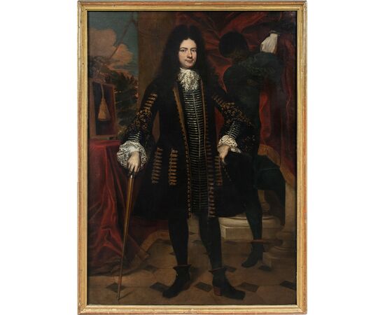 Giovanni Bernardo Carbone (Genoa 1614 – Genoa 1683) - Portrait of a gentleman.