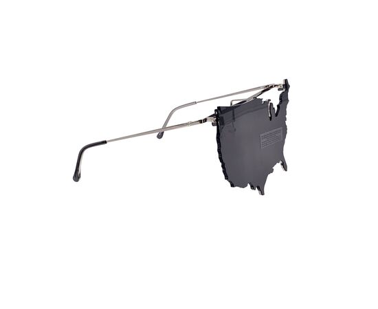 JEREMY SCOTT Occhiali da Sole in Metallo Col. Argento