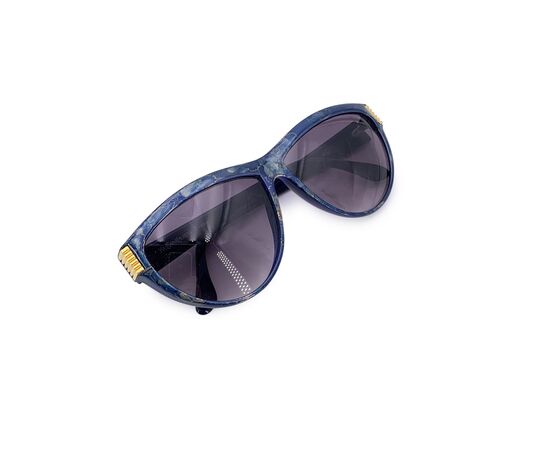YVES SAINT LAURENT Occhiali da Sole Vintage in Acetato Col. Blu