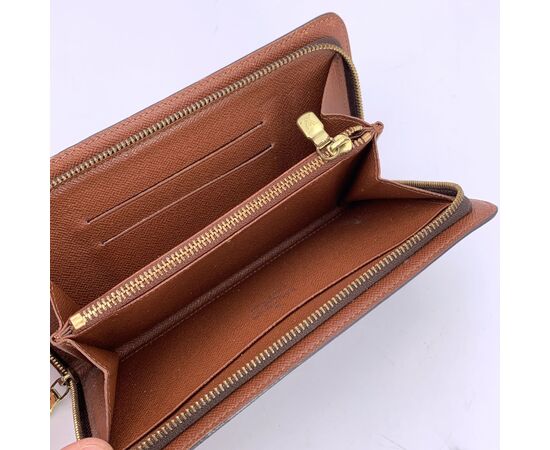 LOUIS VUITTON Portafoglio Vintage in Tela Col. Marrone Zippy M