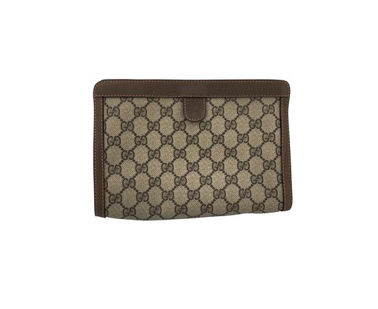 GUCCI Pochette Vintage in Tela Col. Beige Ophidia S