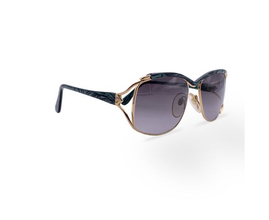 Occhiali da Sole Vintage in Metallo Col. Oro