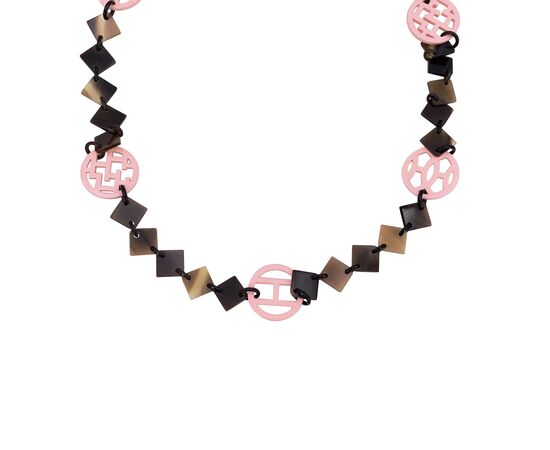 HERMES Collana in Col. Rosa
