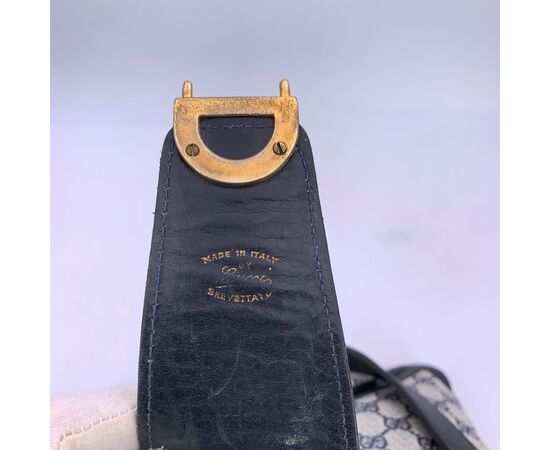 GUCCI Borsa a Tracolla Vintage in Tela Col. Blu M