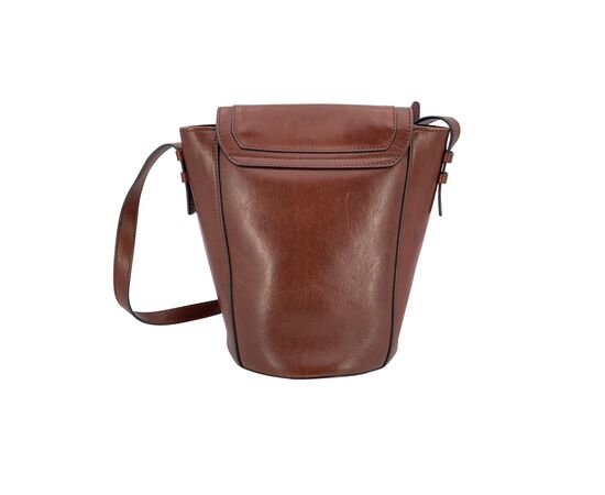 THE BRIDGE Borsa a Tracolla Vintage in Pelle Col. Marrone M