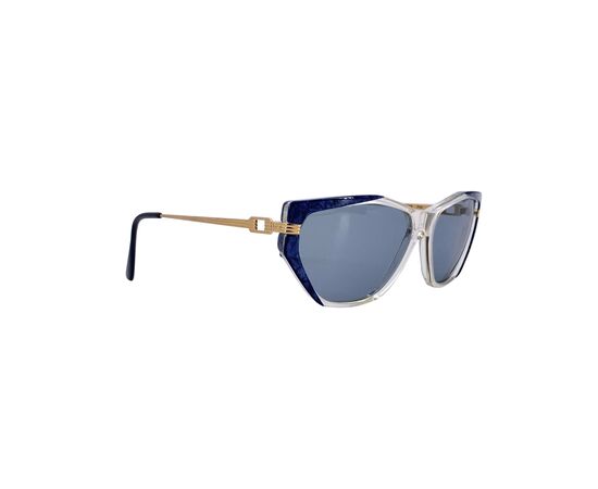 YVES SAINT LAURENT Occhiali da Sole Vintage in Acetato Col. Blu