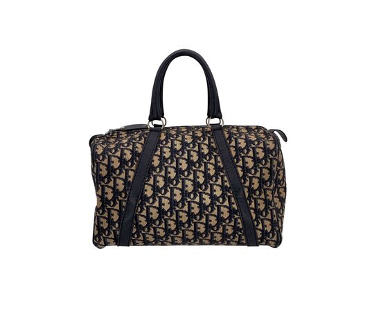 DIOR Borsa a Mano Vintage in Tela Col. Blu Diorissimo M