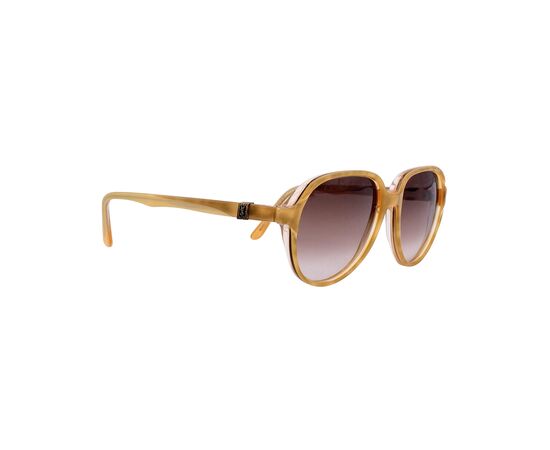 YVES SAINT LAURENT Occhiali da Sole Vintage in Acetato Col. Beige