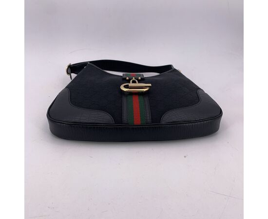 GUCCI Borsa Hobo in Tela Col. Nero Hobo M