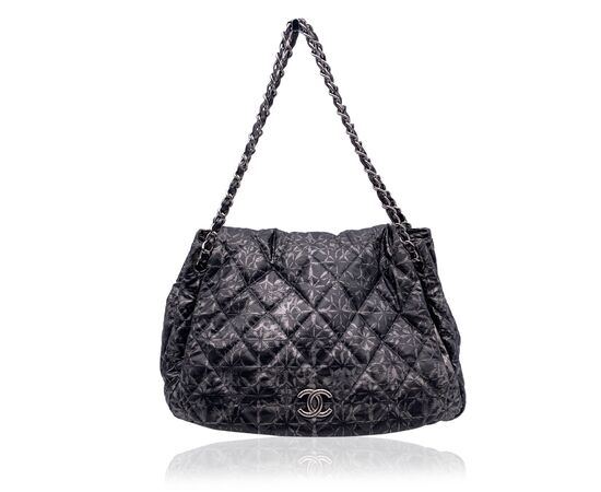 CHANEL Borsa a Tracolla in Tela Col. Grigio Timeless/Classique M