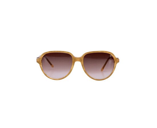 YVES SAINT LAURENT Occhiali da Sole Vintage in Acetato Col. Beige
